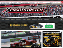 Tablet Screenshot of frontstretch.com